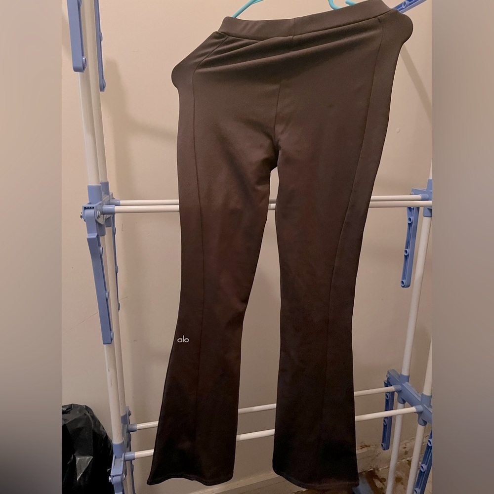 Brown stretch pants